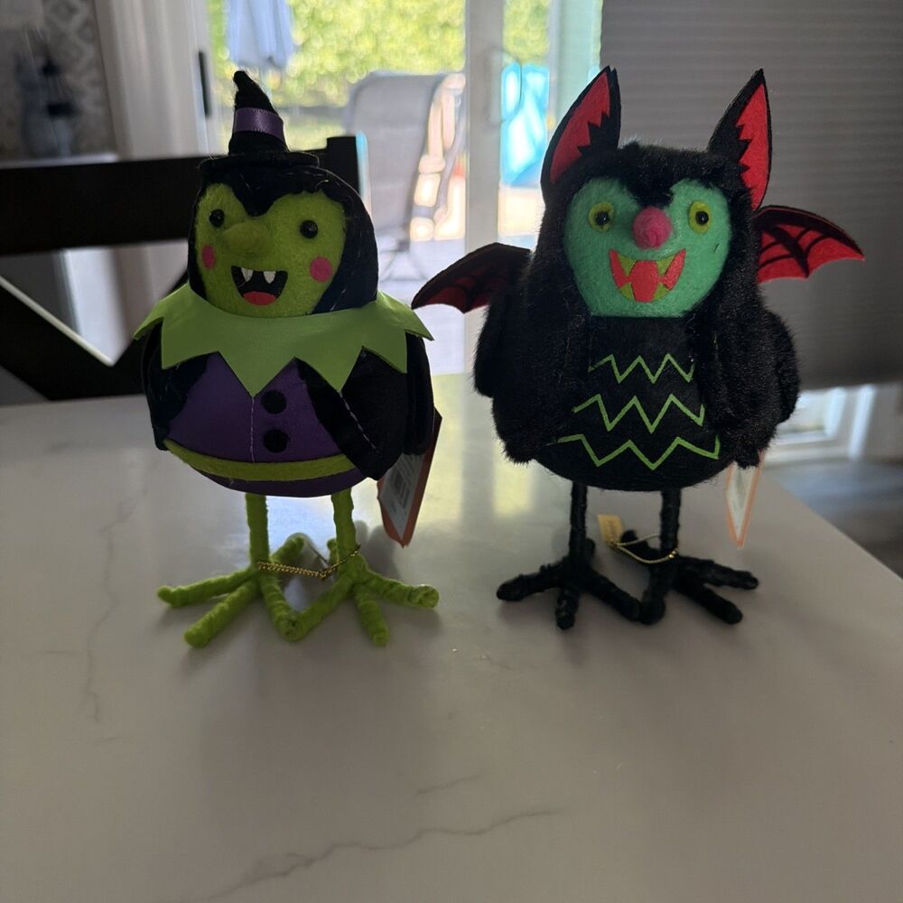 Spellma And Batrick Target 2024 Hyde and Eek! Halloween Featherly Friend, NEW